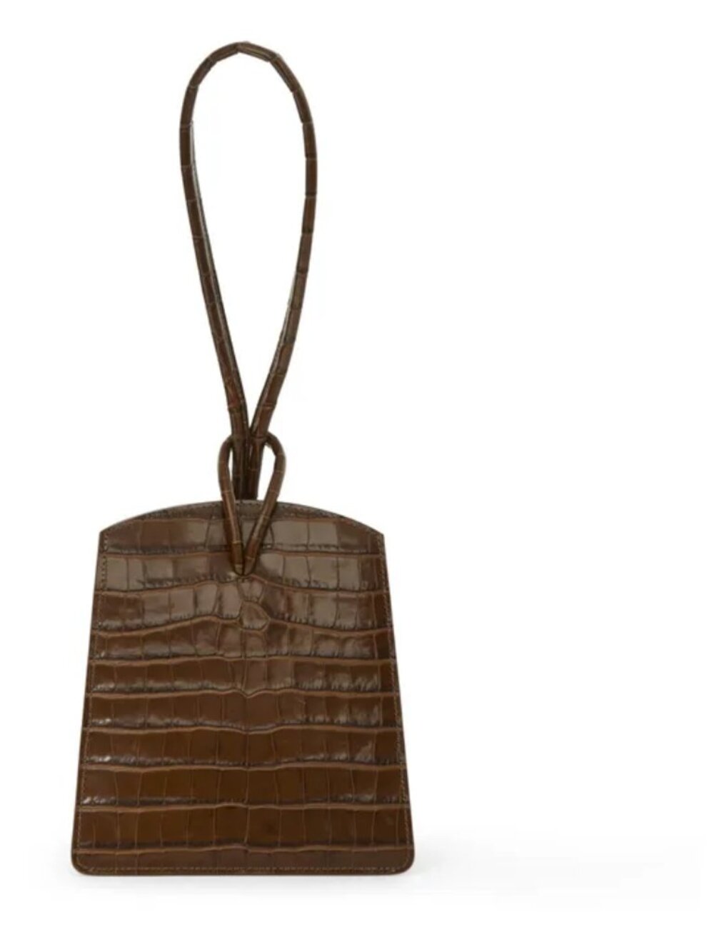 Little Liffner Loop Crocodile Embossed Leather Bag